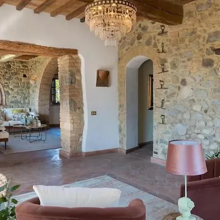 Villa La Lespa Wpool Biliardo And View